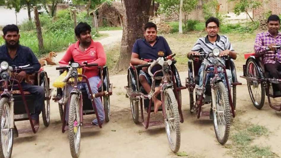 Battery Operated Tricycles Distributed in Gonda